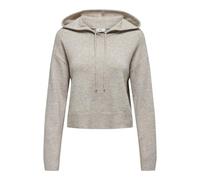 ONLY JDY Damen Pullover JDYRUE Life L/S Short Hood PUL KNT NOOS (DE/NL/SE/PL, Alphanumerisch, L, Regular, Regular, Chateau Gray)