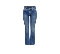 Only Flared Jeans aus Baumwoll-Mix Modell 'BLUSH' in Jeansblau, Größe M/30