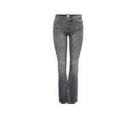 Only Damenjeans ONLBLUSH Life MID Flared TAI0918 Grau Größe S/L34