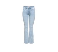Only Bootcut-Jeans ONLBLUSH MID FLARED DNM CRO495 NOOS hellblau bleached Denim Damen XL/32