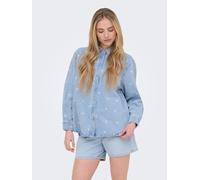 ONLY Jeans-Hemd in Hellblau - Größe L | Damen Blusen