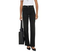 Only Jeans ONLJUICY-WAUW – High-Waist, mit weitem Bein, washed schwarz, Damen Gr. M L30