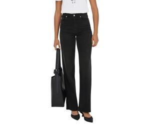 ONLY Jeans Juicy mit weitem Bein in Schwarz M-L32 Loose Fit