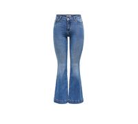 ONLY Female Schlaghosen-Jeans ONLBLUSH Mittlere Taille Retro-Fit, ausgestellt Jeans