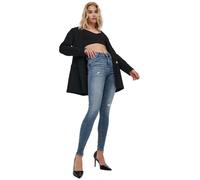 Only Jeans Push Up Power in Blau mit Destroy-Details M-L34 Skinny Fit