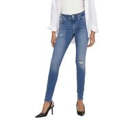 Only Jeans Push Up Power in Blau mit Destroy-Details S-L34 Skinny Fit