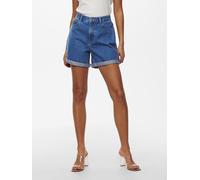 Only Vega Life High Waist Mom Jeans-shorts S Medium Blue Denim (Herstellerartikelnummer: 15230571-MediumBlueDenim-S)