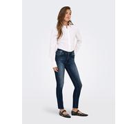 Only Skinny Fit Jeans aus Baumwoll-Mix Modell 'BLUSH' in Dunkelblau, Größe XS/30
