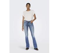 Only Onlblush Life Mid Flared Bootcut Jeans Light Bootcut Jeans Frauen in Gr. M_30 in Blau