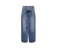 ONLY Damen Onlgianna Mw Straight Dot596 DNM Noos Jeans, Medium Blue Denim, 27W x 30L