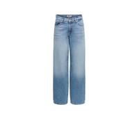 ONLY - ONLGIANNA MW STR BIG STUD DNM DOT Light Medium Blue Denim - Gr. - 28/32