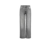 ONLY Jeans ONLMADISON – Weites Bein, Hohe Taille, Wide Fit, Hellgrau XS/L34