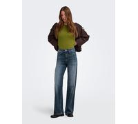 ONLY ONLMADISON BLUSH HW WIDE DNM DOT529 NOOS Damen | Dark Blue Denim | M
