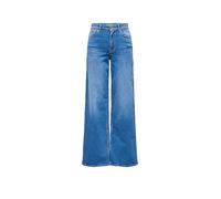 High-waist-Jeans ONLY "ONLMADISON BLUSH HW WIDE DNM REA262 NOOS", Damen, Gr. L, Länge 30, special bright blau denim, Denim/Jeans, Obermaterial: 92% Baumwolle, 6% Elastomultiester, 2% Elasthan, unifarb