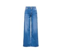 Only Jeans ONLMADISON BLUSH – Hohe Taille, Weites Bein, Blau – Größe L/34