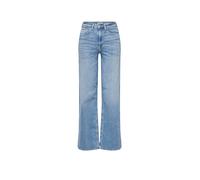 High-waist-Jeans ONLY "ONLMADISON BLUSH HW WIDE DNM CRO371 NOOS" Gr. S, Länge 32, blau (light blue denim) Damen Jeans Weite (63963064-S)
