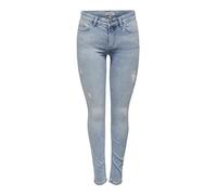 ONLY Jeanshose Damen, Light Blue Denim, XS / 34L
