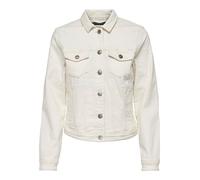 ONLY Jeansjacke in Creme - Größe 38 | Damenjacken