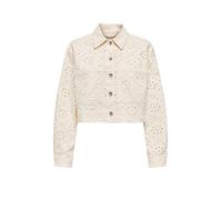 ONLY - ONLELSA CROCHET SHORT JACKET OTW cloud dancer - Gr. - L