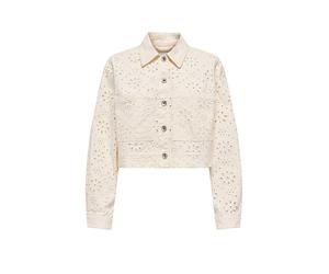 ONLY Jeansjacke ONLELSA creme | L