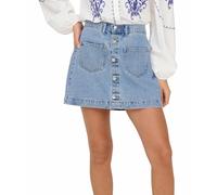 ONLY Jeansrock Amazing in Stone-Waschung mit Knopfleiste M Regular Fit