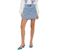 Only Jeansrock ONLAMAZING HW SKIRT TAI DNM NOOS - kurzer Rock - hellblau Denim - Gr. XS