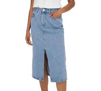 ONLY Jeansrock Bianca in Stone-Waschung mit Schlitz XS Regular Fit