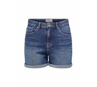 ONLY Damen Jeansshorts ONLJOSEPHINE High-Waist Stretch Blau XL