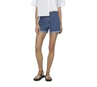 Only Vega Life High Waist Mom Jeans-shorts S Medium Blue Denim (Herstellerartikelnummer: 15230571-MediumBlueDenim-S)
