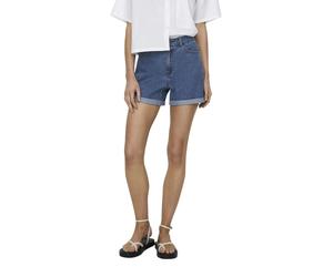 ONLY Jeansshorts Vega in Blau mit hohem Bund XS Regular Fit