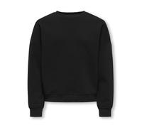 ONLY Kids Damen Kogsweat Life L/S Crew Oversize SWT Noos, (DE/NL/SE/PL, Numerisch, 152, 164, Regular, black)