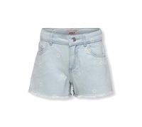 ONLY Jeansshorts Robyn Daisy (KOGROBYN) hellblau 100% Baumwolle Mädchen Gr. 152
