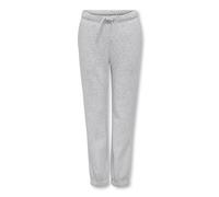 Only Regular Fit Sweatpants aus Baumwoll-Mix Modell 'SWEAT PANTS' in Mittelgrau Melange, Größe 140