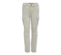 ONLY Kids Mädchen Konmissouri Reg ANK Life Cargo PNT Noos Jeans (DE/NL/SE/PL, Numerisch, 140, Regular, Pumice Stone)