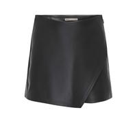 ONLY KIDS Mädchen Rock KOGMIST-AMILI MW FAUX LEATHER SKORT PNT (DE/NL/SE/PL, Numerisch, 140, Regular, black)