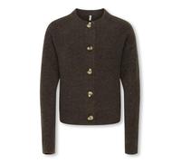 ONLY KIDS Strickjacke KOGCAMILLA O-NECK L/S CARDIGAN KNT (DE/NL/SE/PL, Numerisch, 140, Regular, Regular, black coffee)
