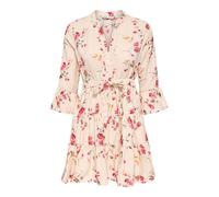 ONLY - ONLSINA LIFE 3/4 SHORT DRESS NOOS WVN Crème Brûlée - Gr. - XL