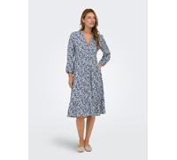 ONLY - ONLMILANA 7/8 DRESS WVN NOOS Coronet Blue - Gr. - M