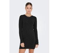 Only Tailliertes Freizeitkleid mit Strasssteinbesatz Modell 'ZITA' in Black, Größe M