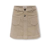 Cordrock KIDS ONLY "KOGAMAZING GLOBAL HW CORD SKIRT PNT NOOS", Mädchen, Gr. 152, goat, Cord, Obermaterial: 98% Baumwolle, 2% Elasthan, unifarben, regular fit kurz, Röcke (92655808-152) goat