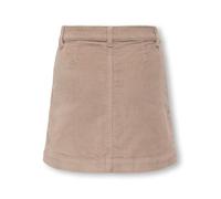 Cordrock KIDS ONLY "KOGAMAZING GLOBAL HW CORD SKIRT PNT NOOS", Mädchen, Gr. 122, goat, Cord, Obermaterial: 98% Baumwolle, 2% Elasthan, unifarben, regular fit kurz, Röcke (92655808-122) goat