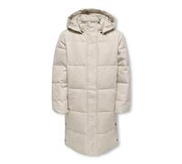 Only Steppmantel Kogirene Puffer Coat OTW NOOS Mädchen Gr. 158 Grau mit Druckknöpfen