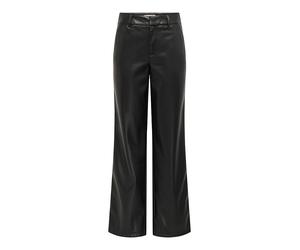 ONLY Kunstlederhose in Schwarz - Größe S/L32 | Damenhosen