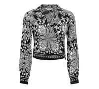 Only Shaped Fit Bluse aus reiner Viskose Modell 'LEMZA' in Black, Größe L