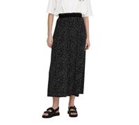 Only - Langer Rock für Damen, A-Linie, Hoch geschnitten (Schwarz) EU 36 / UK 8