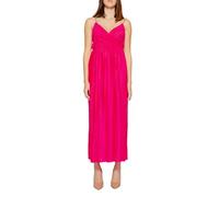 ONLY Langes Kleid für Damen mit Plissee-Muster, Fuchsia, Rosa
