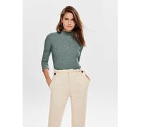 Damen Longsleeve - Emma High Neck - Balsam Green,M,Grün