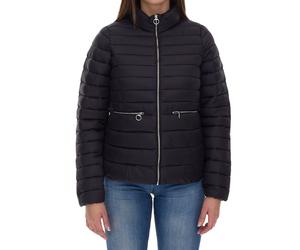 ONLY Madeline Damen stylische Stepp-Jacke Übergangs-Jacke mit Stehkragen Basic-Jacke 15242441 Schwarz S