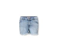 Only Mädchen Jeansshorts KOGROBYN EX VINT DNM AZG529 - Destroyed-Effekte - Hellblau Gr. 164