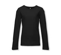 ONLY Mädchen Kognew L/S Tee Jrs Noos Langarmshirt, Schwarz, 122-128 EU